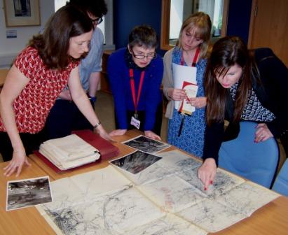 Tata steel archives - group with map